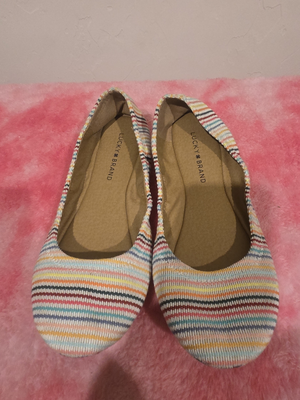 Lucky Brand Multicolor Striped Women's Flats